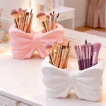 Bow Toothbrush & Makeup Brush Holder