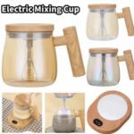 400ml Electric Mixing Cup, Automatic Portable Glass Cup Blender