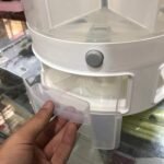6 Grid Large Food Cereal Dispenser Revolving Base