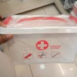 First Aid Medicine Storage Box Two Layers