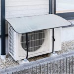 AC Outdoor Unit Protector Aluminium Cover With Straps