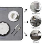 Multipurpose Drain Mat with Dish Stand