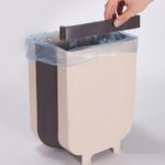 Collapsible Cabinet Door Hanging Trash Bin