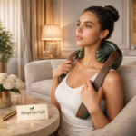 Neck & Shoulder Massager with Heat Deep Kneading Massage Device