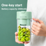 500ml Rechargeable Mason Jar Juicer Blender