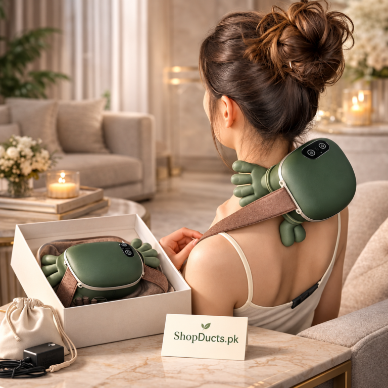 Neck & Shoulder Massager with Heat Deep Kneading Massage Device