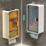 Multipurpose Bathroom Wall Cabinet With Tissue Holder