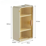 Multipurpose Bathroom Wall Cabinet With Tissue Holder